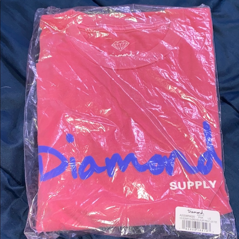 OG Script Overdyed Tee By Diamond Supply